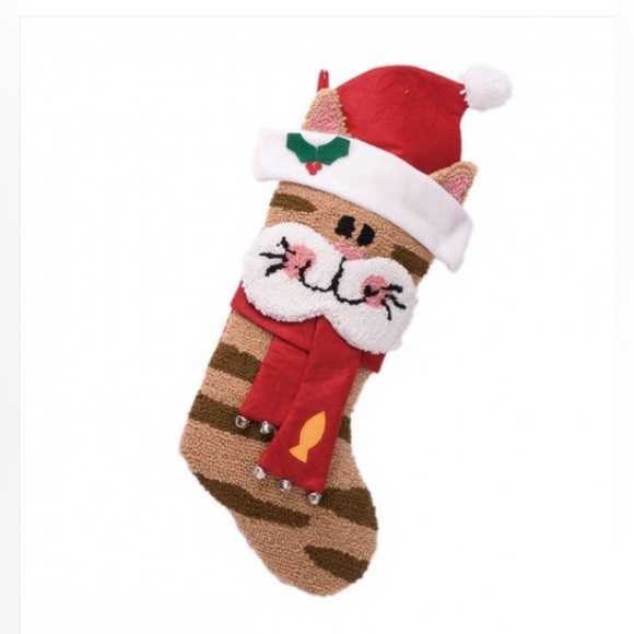 $40 for both or $25 for 1 - 22” tall Sweet Kitty Stockings with Bells - Picture 10 of 10